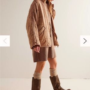 FREE PEOPLE QUILTED DOLMAN JACKET